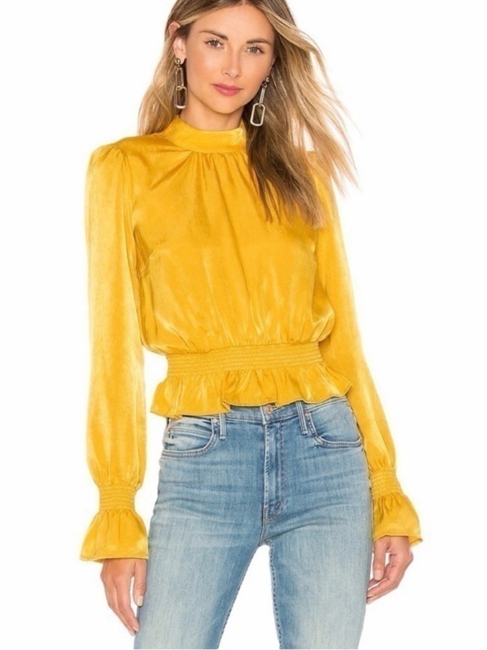 Tularosa Revolve I'm Yours Smocked Waist Top